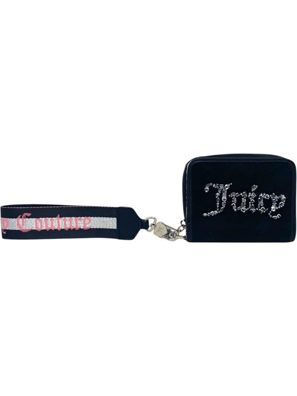 Chic Women's Square Zip Around Wallet with Wristlet Strap - Stylish & Functional